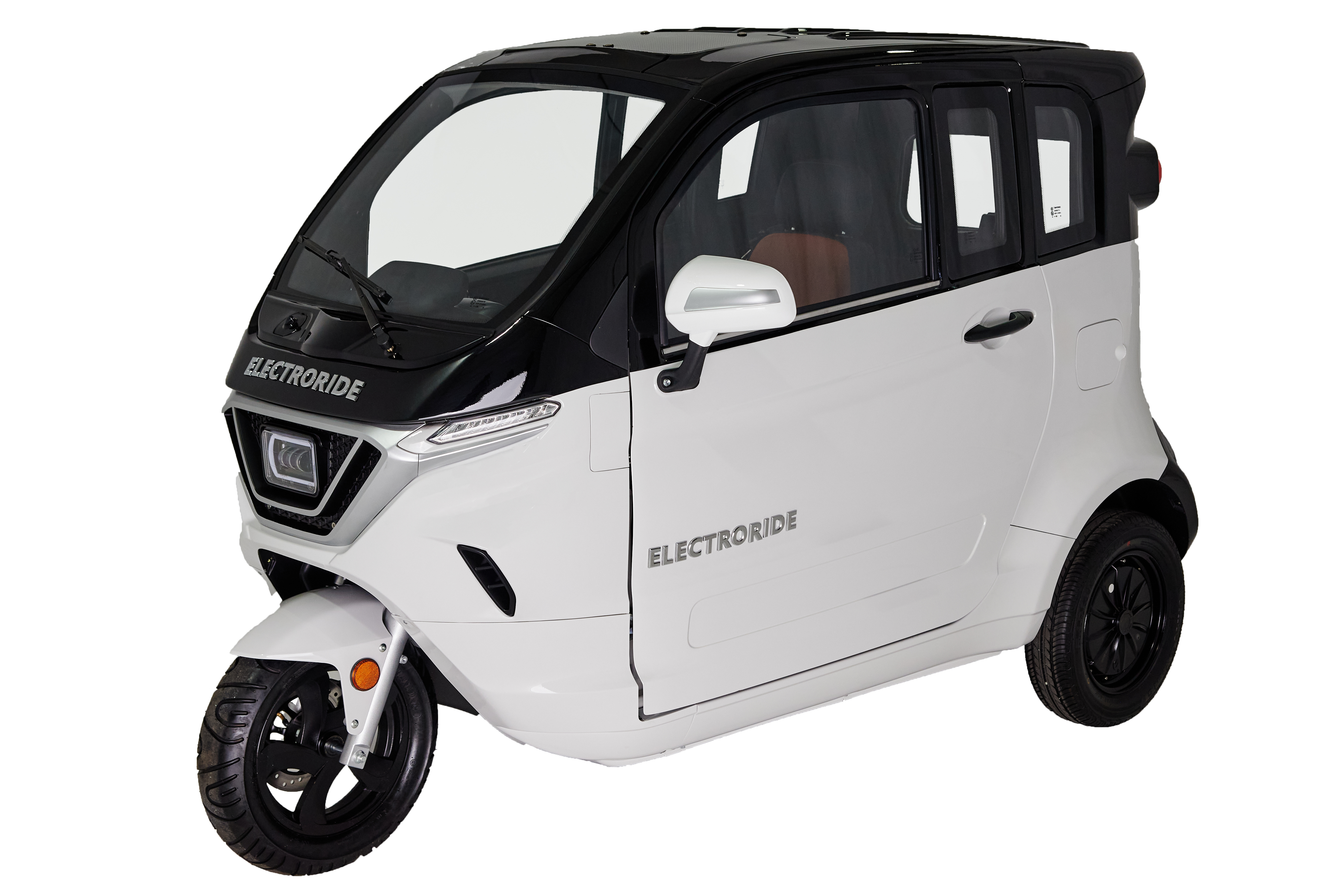 Kabinenroller Electroride PIXI - Dreirad Elektroauto mit Radnabenmotor,  E-Auto, E-Auto, Elektro-Auto