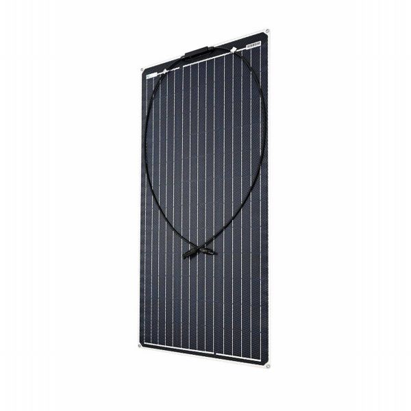 a-TroniX Solarpanel mobil und flexibel, 100W Photovoltaikzelle, biegsames Solarpanel für gewölbte Flächen
