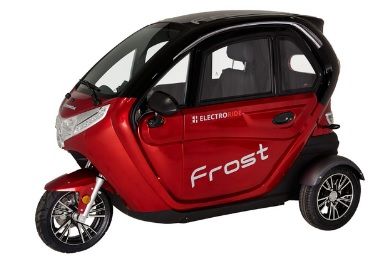Kabinenroller Electroride FROST - Dreirad E-Auto mit Radnabenmotor - Elektroauto mit 3 Rädern