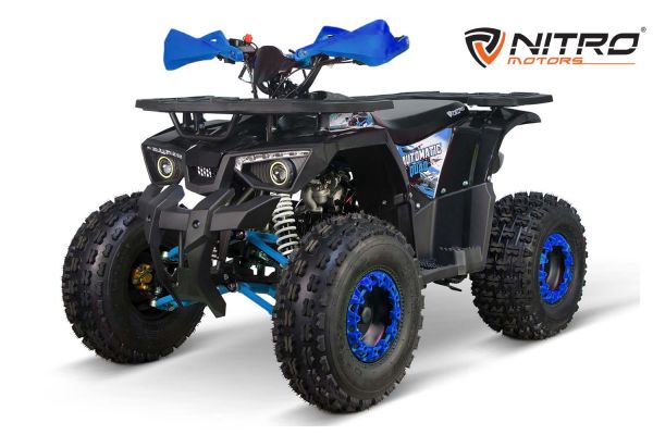 NITRO MOTORS 125cc midi Kinder Quad Stone Rider RS8-3G, Semi Automatik + RG, Benzinquad 8 Zoll
