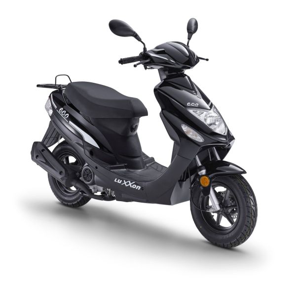 LuXXon Eco Motorroller 45 km/h, 49-cm³-Motor, 2,2 kW/3 PS, 1 Zylinder,  4-Takt | Eco-Wheel