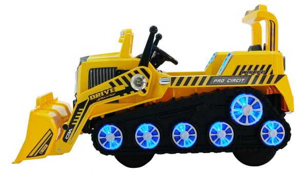 Kinder-Elektro-Radlader D2810 gelb - Kinderfahrzeug, Elektro-Bagger